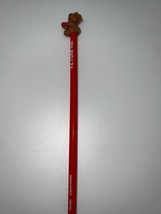 Vintage P.S. I Love You Pencil W/Bear Holding Heart Topper - £6.37 GBP