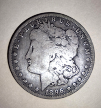 1896o Morgan Silver Dollar Circulated, 90% SILVER COIN, Minted in New Orleans - £25.63 GBP