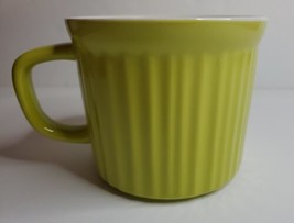 CorningWare Mug 20 Oz Stoneware Lime Green Missing No Lid Included - $22.04