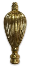 Royal Designs Vase Shaped 3.5&quot; Lamp Finial for Lamp Shade, Polished Brass - £18.88 GBP