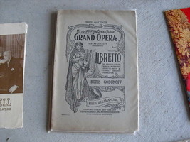 Vintage 1920s Book Boris Godunoff MET Opera House - £17.99 GBP