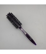 Vintage Goody Styling Brush Round Bristles Purple Acrylic - $19.09 CAD