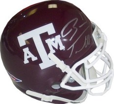 Ryan Tannehill signed Texas A&amp;M Aggies Authentic Schutt Mini Helmet - £86.63 GBP