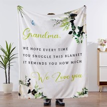 Gifts For Grandma Grandma Birthday Gifts Grandma Gifts Christmas Blanket Gift - £32.09 GBP
