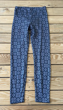 balance collection women’s high waist Snowflake patterned leggings sz M grey M4 - £11.87 GBP