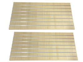 Maple Slatwall Panels 24&quot;H x 48&quot;L (Set of 2 Panels) - $88.95+