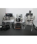 Lot of 8 Film Loading Cameras Canon Pentax Kodak Polaroid Olympus Vivitar - $466.11 MXN
