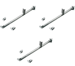 Drawer Slide 22-5/8&quot; x 3/4&quot; Center Under Mount By K &amp; V 1175PZC (3-Pack) - $461.15 MXN