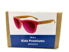 Knockaround PB &amp; J Kids Polarized Sunglasses, Jelly Red / Peanut Butter #ATL162 - £19.09 GBP