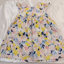 Carter&#39;s Girl&#39;s Pastel Floral Poplin Spring/ Summer/ Easter Dress Size-2... - £8.62 GBP