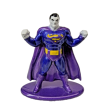 DC Comics Nano Metalfigs Superman Bizarro Wonder Woman Capt America Jada Lot 4 - £9.78 GBP