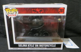 Funko Pop Rides Selina Kyle On Motorcycle #281 THE Batman DC Vinyl figure M01 - £29.39 GBP