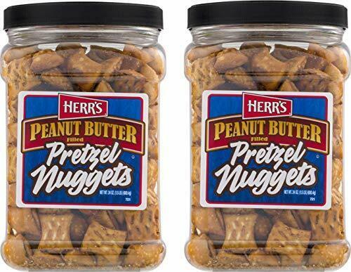 Herr's Peanut Butter Filled Pretzel Nuggets- 2 Value Size Bags or 2 Barrels - $35.99
