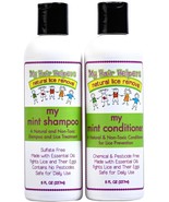 My Hair Helpers Anti Lice Shampoo and Conditioner Set for Kids, Mint, Neem, - $44.50