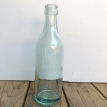 VTG Maui Soda Works Bottle Hawaii Aqua Blue Glass Embossed 9oz Empty Beverage - £58.39 GBP