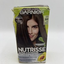 Garnier Nutrisse Hair Color 500 Glazed Walnut-deep Medium Natural Brown OPEN BOX - £7.57 GBP