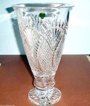 House of Waterford Seahorse Crystal Footed 13&quot; Vase Made in Ireland 40010656 New - £409.68 GBP