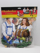 2003 Beistle OKTOBERFEST German  Cutouts Beer Party Decoration NOS - £15.72 GBP