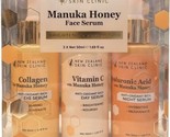 New Zealand Skin Clinic Manuka Honey Face Serum Brightening Power Trio S... - $34.65