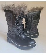 Sorel Tofino ll Insulated Waterproof Faux Fur Cuff Boots Black Sz 6.5 New - $109.62 CAD