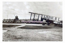 rs1166 - Bi-Plane at Croyden Aerodrome - print 6&quot;x4&quot; - $2.80