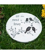 All You Need Is Love Cement Stepping Stone - $234.91 MXN