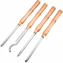 Wood Turning Tools for Lathe 4 PCS Set, Carbide Lathe Tools with Diamond Sha... - £77.26 GBP