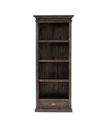 75&quot; Brown and Black  Wood Four Tier Bookcase - $25,825.61 MXN