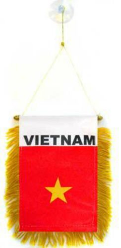 Moon Knives Vietnam Mini Flag 4&#39;&#39;x6&#39;&#39; Window Banner w/Suction Cup - Part... - $2.88