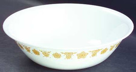 1970&#39;s Vintage 10&quot; Large Round Vegetable Bowl in Butterfly Gold (Corelle) by Cor - £18.78 GBP