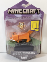 Minecraft Build-A-Portal Fox Action Figure 3.25-inch Character NIB - £15.62 GBP