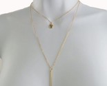 International Concept INC Women Yellow Gold Plated Layered Necklace 19 in - £9.84 GBP