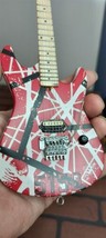 EDDIE VAN HALEN- Red/White &quot;5150&quot; 1:4 Scale Replica Guitar ~Licensed - £33.27 GBP