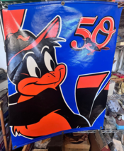 Baltimore Orioles MLB Junior Oriole Bird 50th Anniversary Double Sided Banner - £103.87 GBP