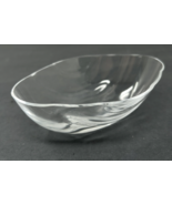 RARE VINTAGE CARLO MORETTI CRYSTAL GLASS FACETED BOWL 5.5&quot; Long SIGNED (3) - €24,40 EUR