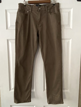 Lucky Brand Men&#39;s 410 Athletic Slim Pants size 33x32 Brown - £13.50 GBP