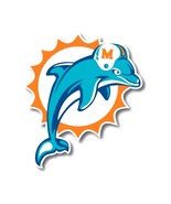 Miami Dolphins Retro Emblem Precision Cut Decal - £2.72 GBP+