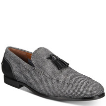 Bar III Mens Kingston Tweed Slip-on Dark Grey Loafers 11 M - $80.38