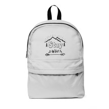 Unisex Classic Backpack - Waterproof, Lightweight, Adjustable, With &quot;Sta... - £42.57 GBP