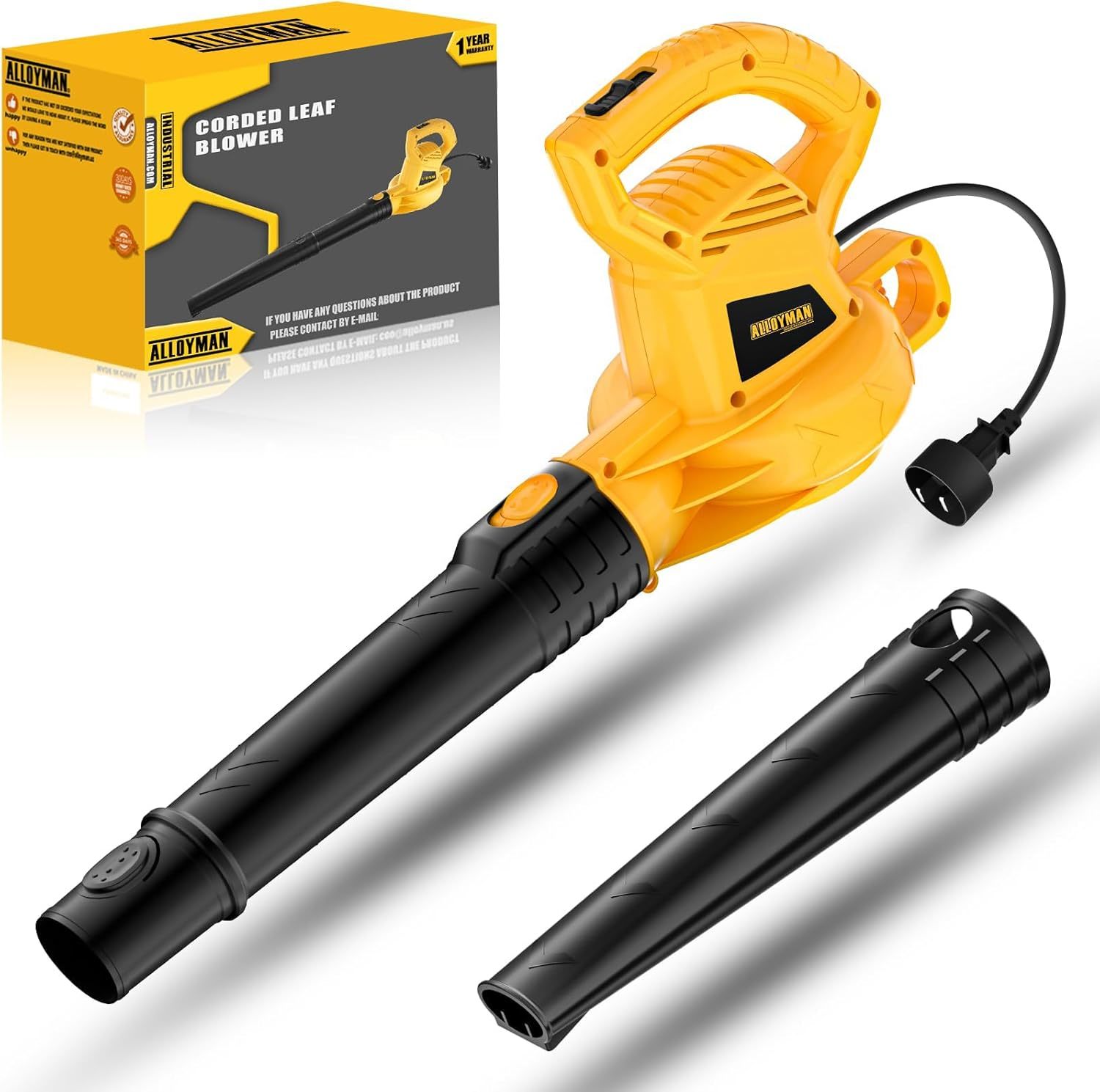 Lightweight And Portable, The Alloyman Electric Leaf Blower, 7Amp Lawn B... - $42.94