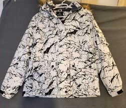 Wantdo Women&#39;s Waterproof Ski Jacket Coat Colorful Printed Faux Fur Pockets Sz M - $49.50