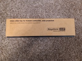 Vintage Kodak Carousel 80s Slide Tray in Box with index card Rotary Keys... - $5.88