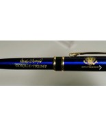 TRUMP 1 PEN GOLD SIGNED EAGLE SEAL BLUE PRESIDENT DONALD MAGA GOP REPUBL... - €9,91 EUR