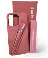 Rhode Salty Tan Phone Case And Lip Tint for iPhone 15 Pro New Complete I... - $363.72 MXN