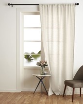 100% Pure Natural Fabric Window Panel - Handcrafted From European Flax By Solino - £107.68 GBP