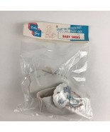 Vintage 1950s-60s Baby Gay Infant Shoes Booties White Moccasins New Sealed - $53.97 CAD