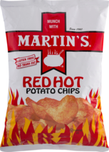 Martin&#39;s Red Hot Potato Chips, 4-Pack 8.5 oz. Bags - $34.60