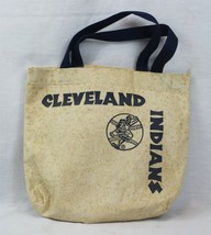  VINTAGE Circa 1970s? Cleveland Indians Canvas Tote Bag - £38.82 GBP