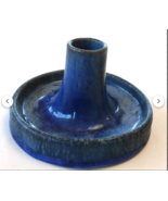 Fulper art pottery plnger candlestick candle holder blue antique arts craft - £60.10 GBP