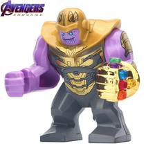 Big Size Thanos with Infinity Gauntlet (Chrome) Avengers Marvel Minifigures - £7.03 GBP